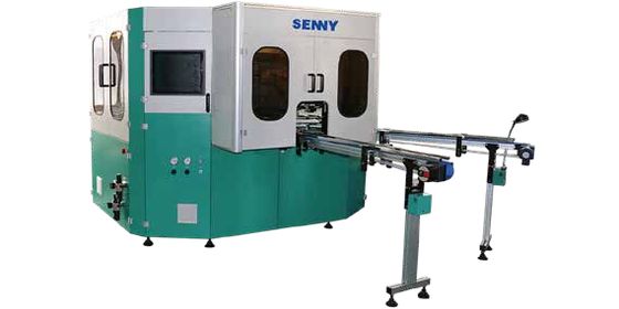 Machine d'estampage à chaud automatique à 8 postes de travail pour l'impression de petits contenants 45 pièces/min