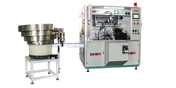 Machine d'impression sérigraphique entièrement automatique 8 postes 1 couleur pour seringue/crayon à sourcils