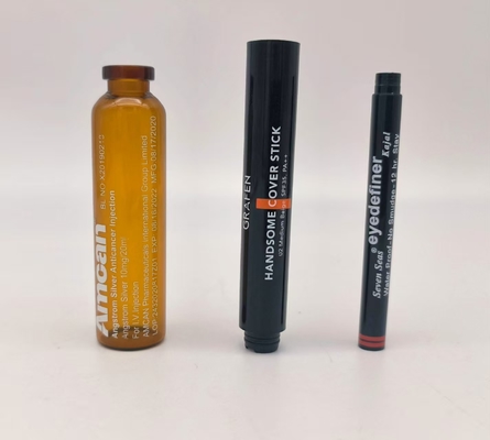 Machine d'impression sérigraphique entièrement automatique 8 postes 1 couleur pour seringue/crayon à sourcils