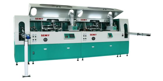 Machine d'impression UV automatique pour bouteilles en plastique 1-8 couleurs SL1788