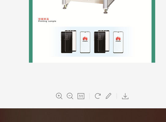 SGS 1000 pièces/heure Machine d'impression de plaquettes pneumatiques pour verre 3D de comprimés