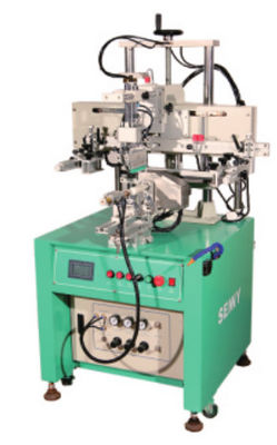 Machine d'impression semi automatique d'écran de la commande numérique par ordinateur 600pcs/Hr pour la bouteille de forme incurvée