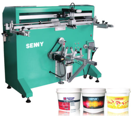 machine de 1000X250mm 10pcs/Min Semi Automatic Screen Printing pour le seau
