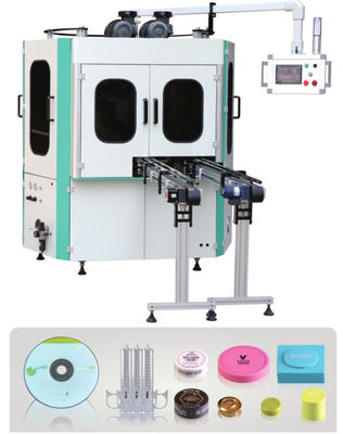 2 station 50pcs/Min Automatic Screen Printing Equipment 100x100mm pour le chapeau