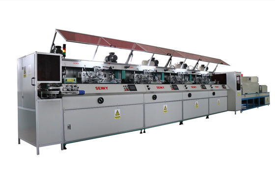 4 machine d'impression multicolore d'écran de la station 2400pcs/Hr de la couleur 4 350x250mm
