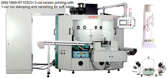 5 machine automatique impression de la station 50Hz, 70pcs/Min Silk Screen Equipment