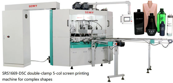 1800pcs/Hr 6bar Machine d'impression à écran multicolore pour bouteille ronde