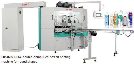 Machine d'impression en plastique de bouteille de GV, 20pcs/Min Rotary Screen Printing Equipment