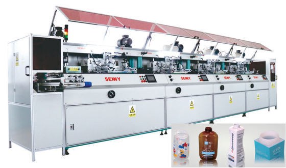 machine d'impression de 300*250mm 100pcs/Min Fully Automatic Silk Screen multicolore