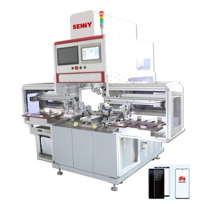 2100 pièces/Hr 5 barres Machine d'impression automatique Pad pour le revêtement en verre 3D