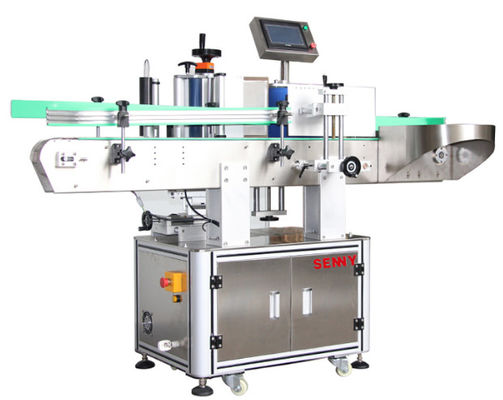 1.2kw Machine d'étiquetage des autocollants de bouteille ronde, 40 pièces/min Machine d'étiquetage automatique