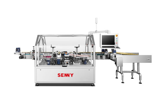 750pcs/min trois points plaçant la machine à étiquettes de bouteille ronde