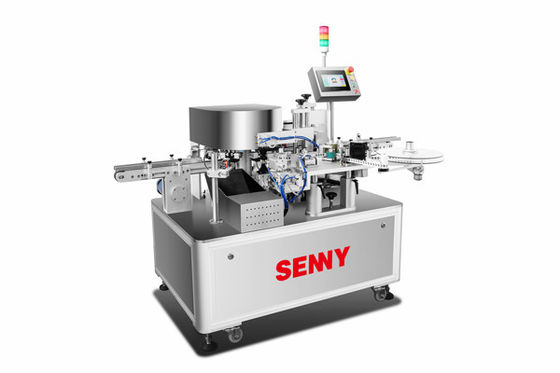 2 kW 220VAC PLC contrôlée machine d'étiquetage du rouge à lèvres avec 60-90 pièces/min