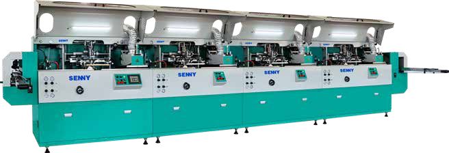 Imprimante sérigraphique de bouteilles d'encre UV de différentes couleurs avec séchage IR 85 pièces/min