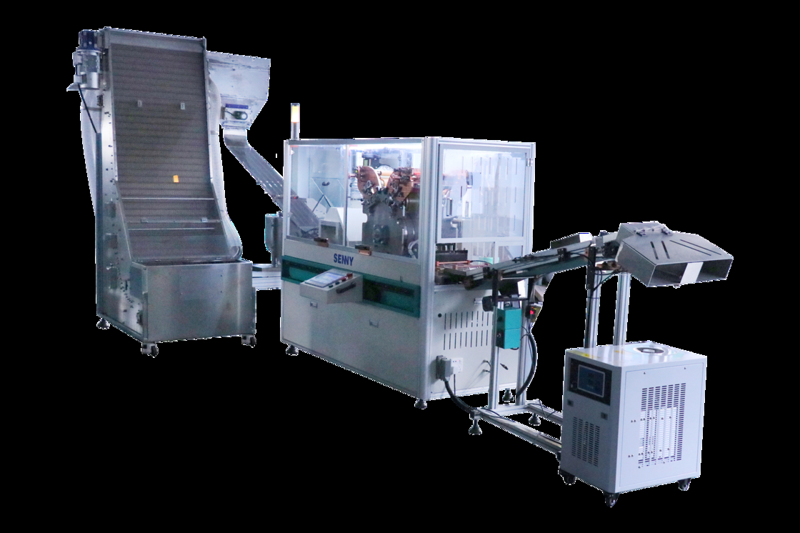 Machine d'impression offset haute vitesse de bouchons en plastique 4 couleurs 3200 pièces/min