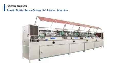 1-8 Couleur 70 pièces/min Machine d'impression UV pour bouteilles en plastique à servocommande
