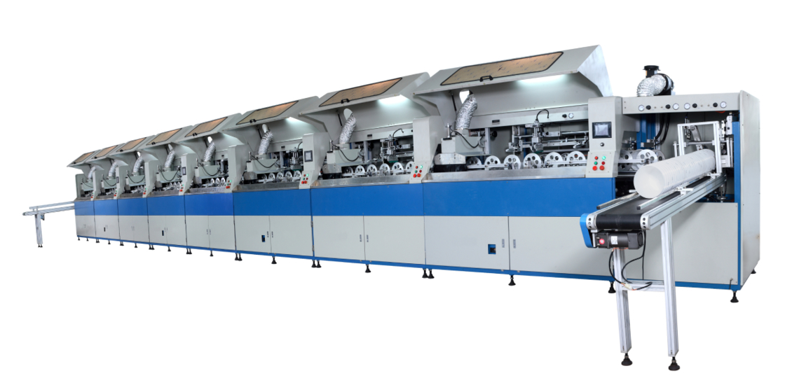 Machine d'impression UV à seaux ronds en plastique de 1 à 5 litres 35 pièces/min