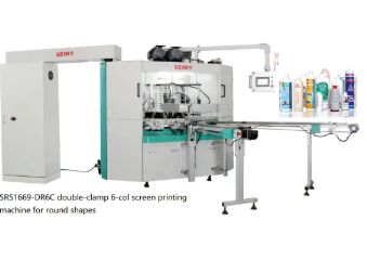 Équipement d'impression à écran rotatif multicolore SGS pour bouteilles en plastique