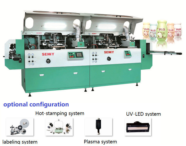 5000 pièces/heure Machine d'impression sur écran à cylindre automatique multicolore 250x200 mm Produit