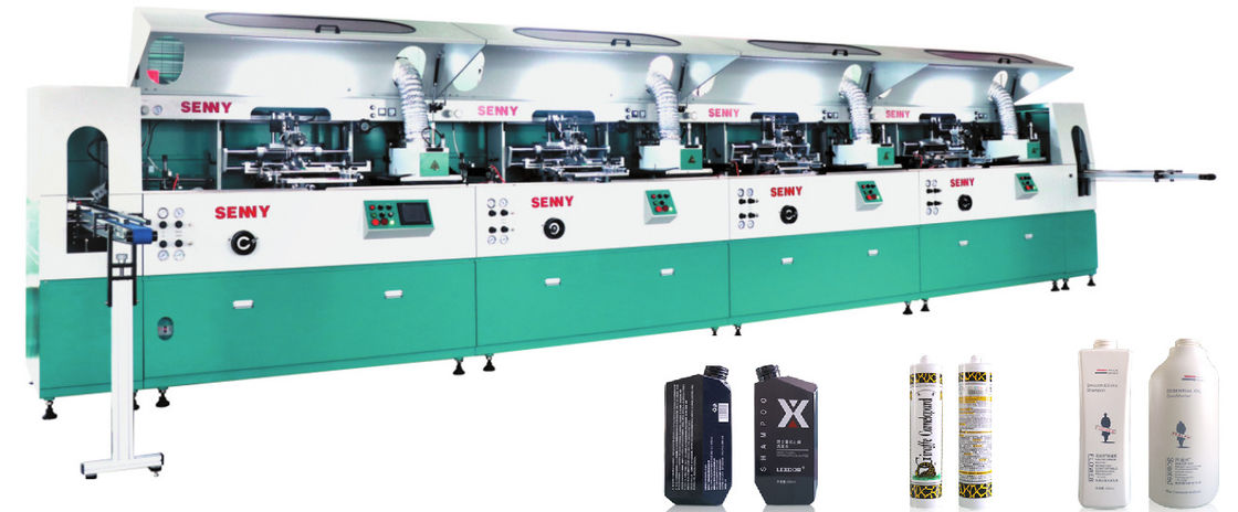 Machine d'impression d'écran de couleur d'OEM 6000pcs/Hr 8 pour le conteneur