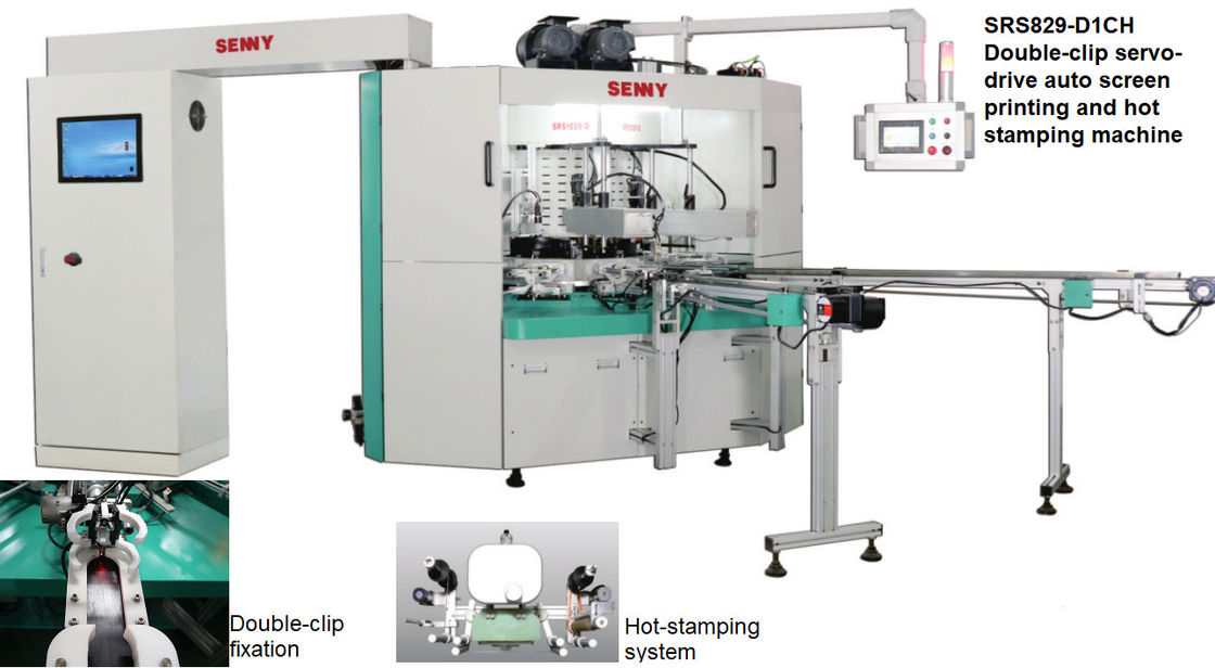 machine d'impression d'écran de la couleur 380V 1, machine d'impression d'écran de la station 60Hz 2