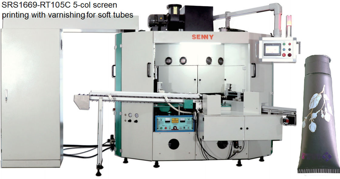 5 GV de la machine d'impression d'écran de tube de couleur 3000pcs/Hr ont approuvé