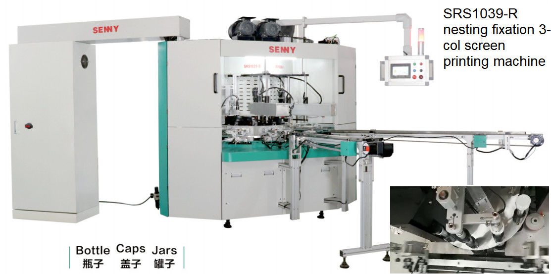 250x160mm 30pcs/Min Multicolor Screen Printing Machine pour le chapeau