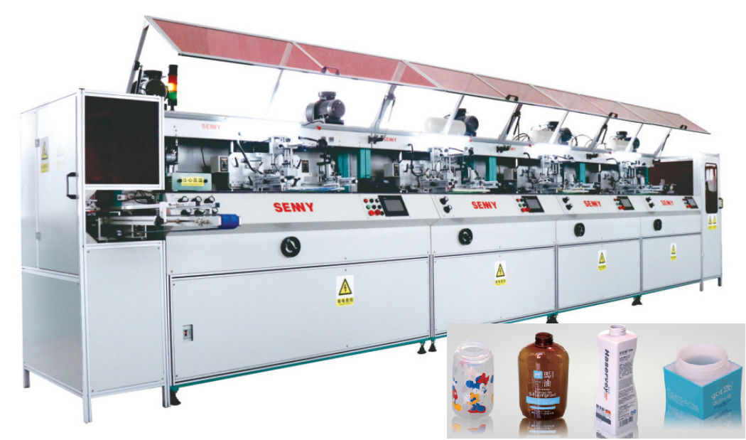 machine d'impression de 300*250mm 100pcs/Min Fully Automatic Silk Screen multicolore