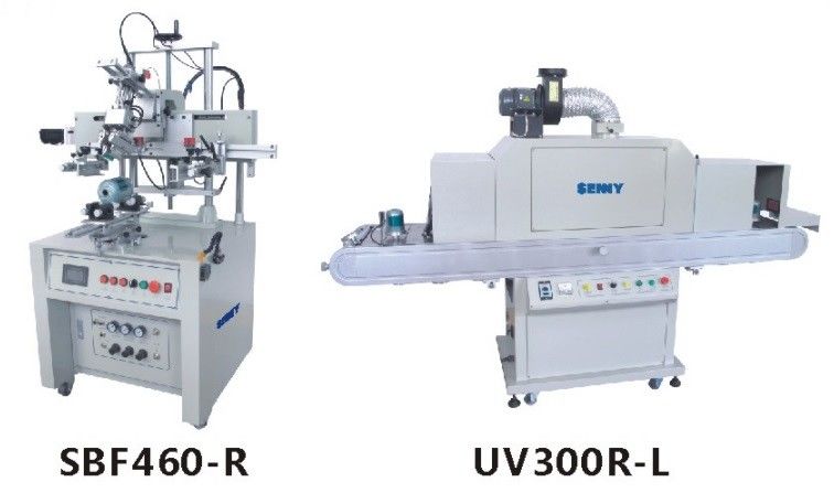 Traitement UV semi automatique pneumatique de machine d'impression d'écran en soie pour le filtre à huile de voiture