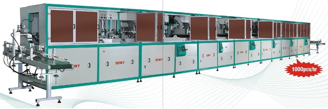 Machine d'impression automatique d'écran de seau rond de 5~30 litres pour des seaux 12 couleurs