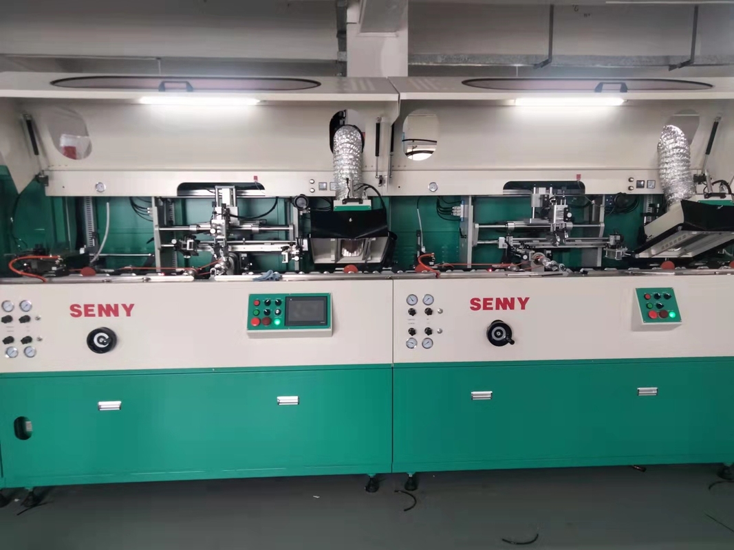 Machine d'impression cylindrique d'écran de conteneur multicolore avec le traitement UV d'IR