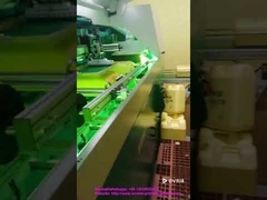 12 couleurs 1000 pièces/h machine d'impression à écran 250x250 mm